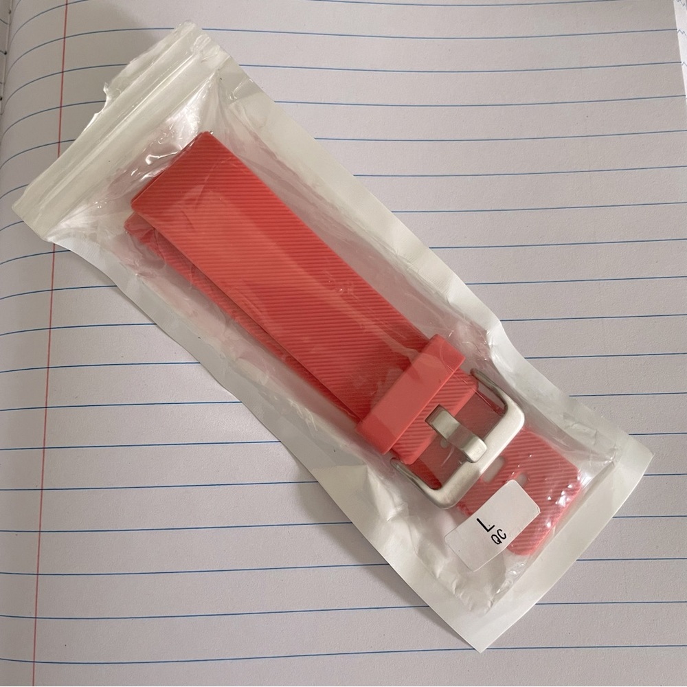 Fitbit Blaze Accessory Band, Large, Coral Pink, Smartwatch Replacement Wristband - Picture 4 of 4